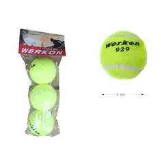 GENERICO - Pelota deTenis set 3pcs
