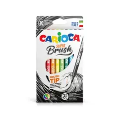 CARIOCA - Marcadores Super Brush 10 Unidades