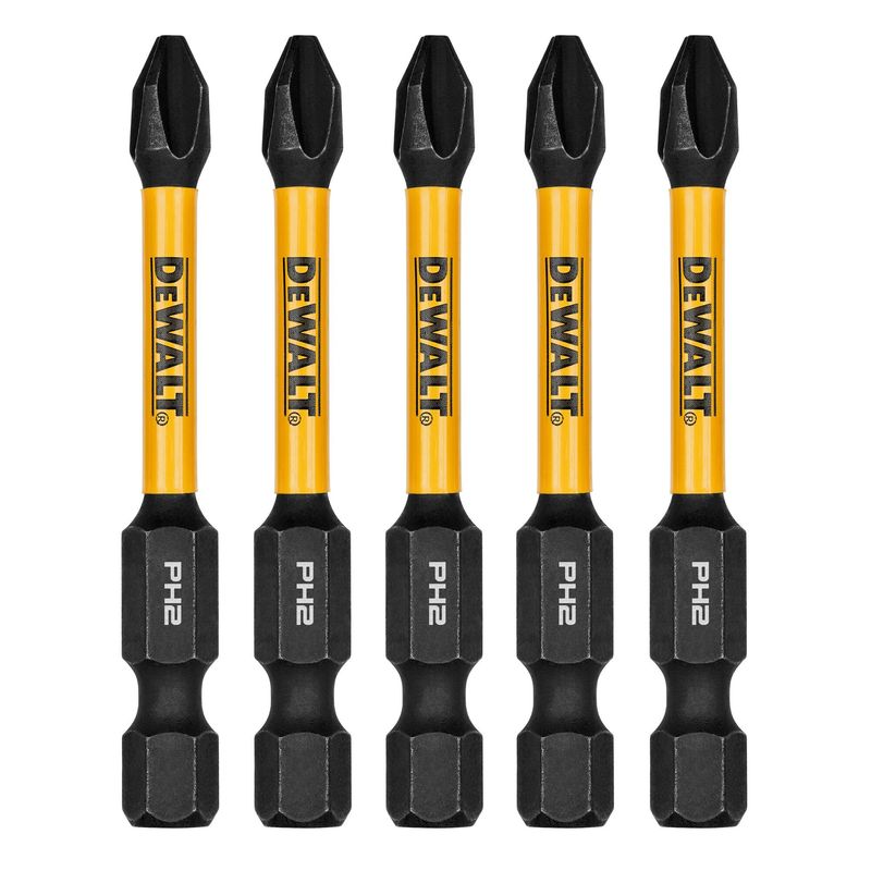 DEWALT - Set 5 brocas Phillips2 2-14” Flextorq DEWALT DWAF2PH2IR5