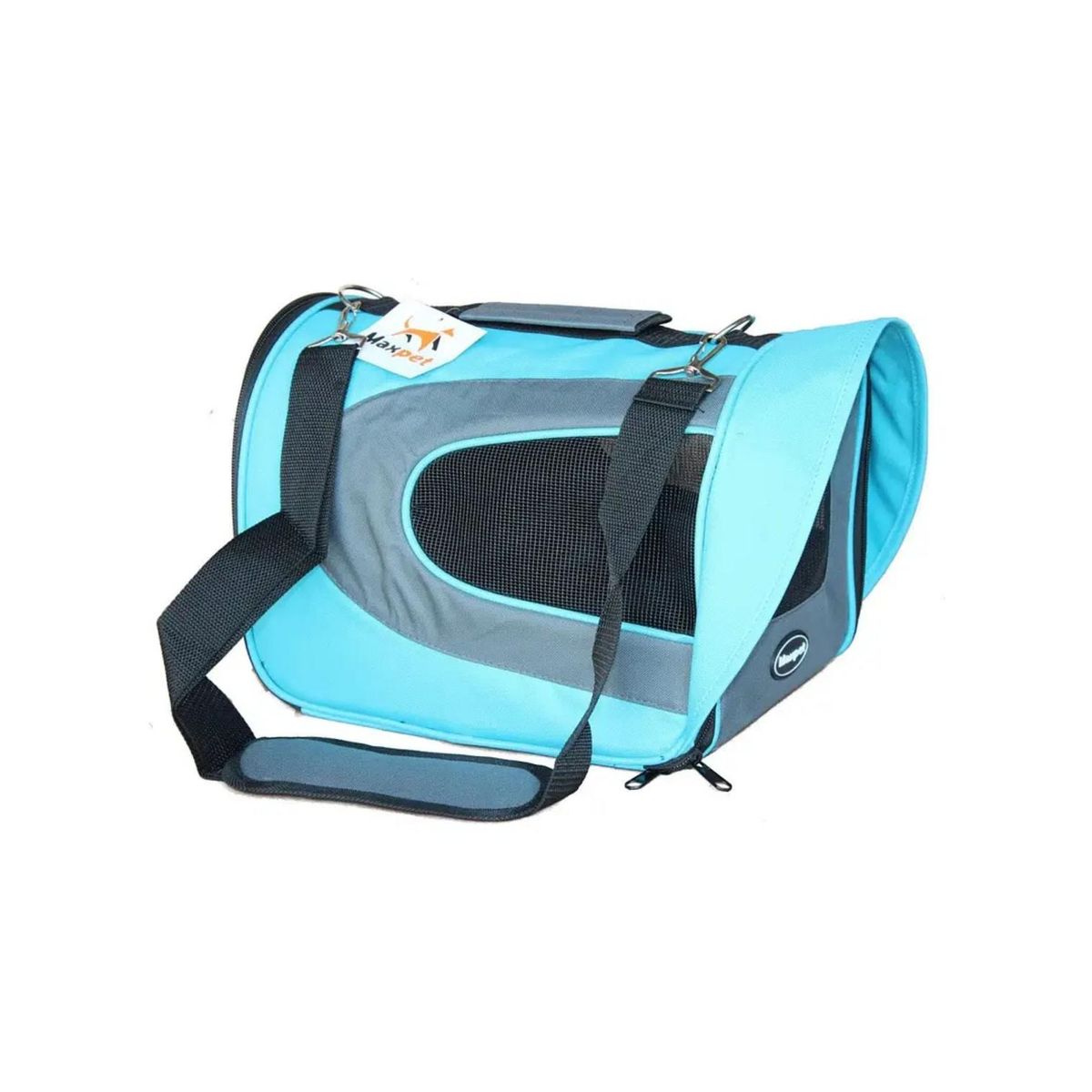 GENERICO - Bolso Transportador Mascotas Cabina Avión 48x28x23 cm - Celeste - SA-1-Verde-1