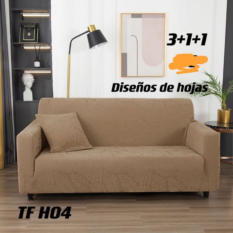 GENERICO - pack fundas de sillones texturizada 311