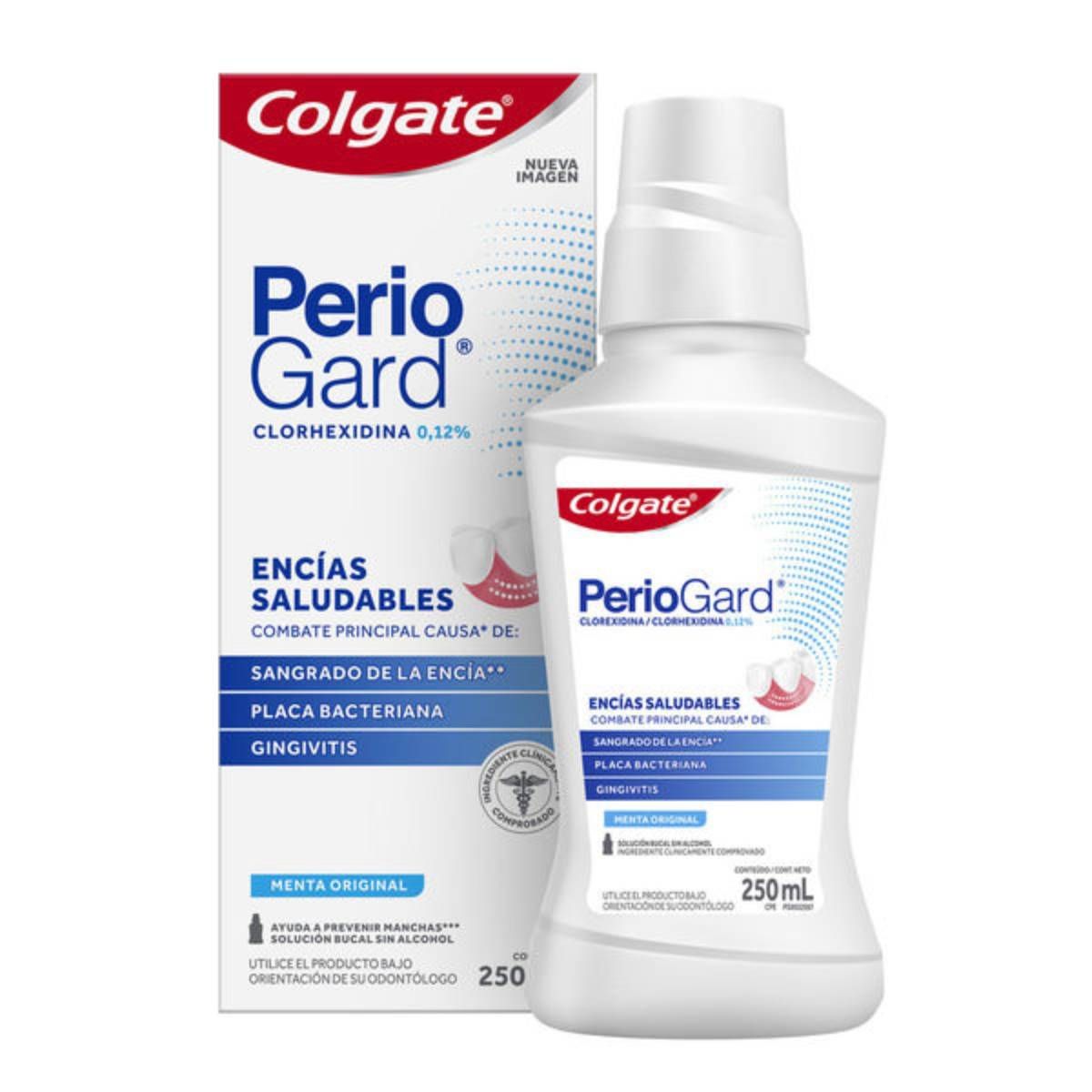 COLGATE - Colgate Enjuague Bucal Periogard Sin Alcohol 250ml