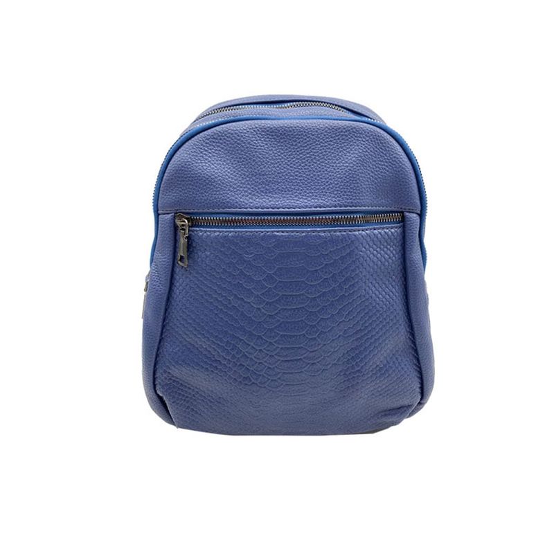 TODOPIEL - Mochila Cuero Azul Marino CRU47 Todopiel