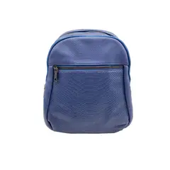 TODOPIEL - Mochila Cuero Azul Marino CRU47