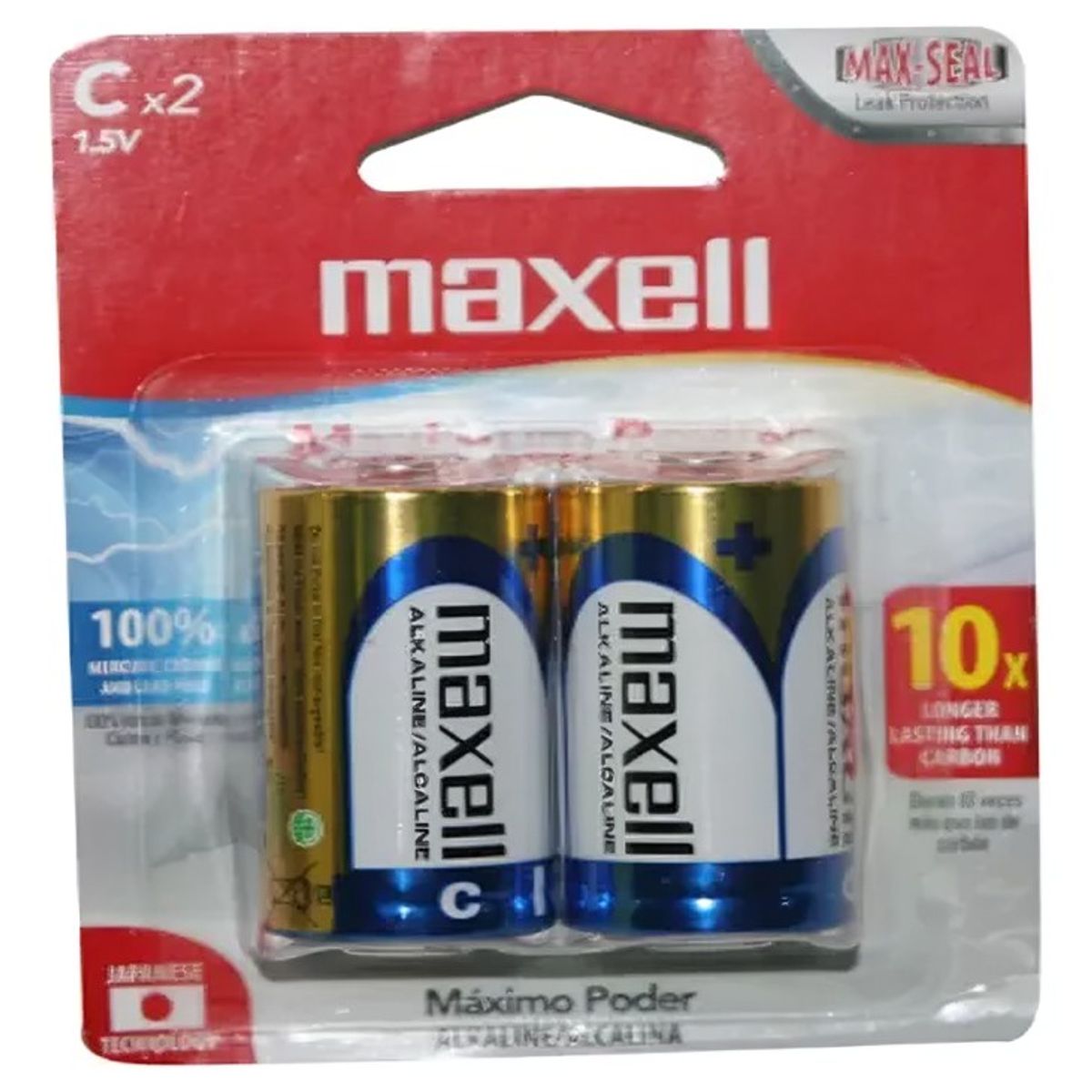 MAXELL - PILA ALCALINA MAXELL MAX ALCALINA  C PRO 2