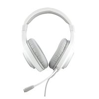 Audifonos Gamer Con Cable Over Ear HYLAS H260W RGB - Blanco