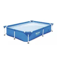 BESTWAY - Piscina Rectangular 56401 Azul 2.21mx1.50x0.43m