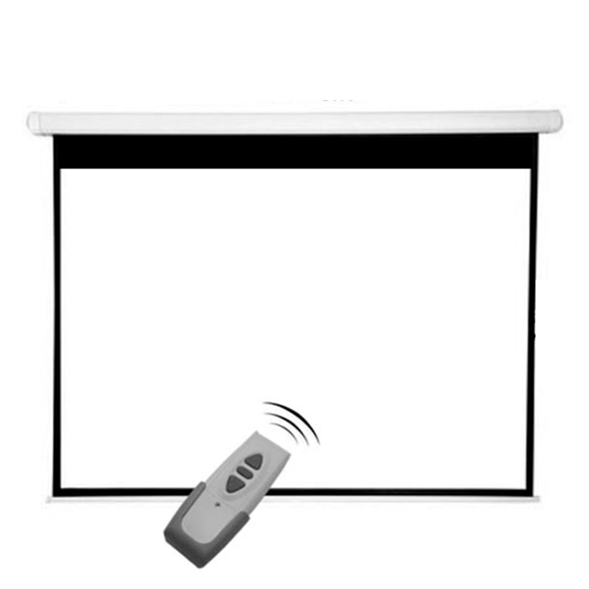 GENERICO - TELON ELECTRICO 244X244cm  INCLUYE CONTROL REMOTO