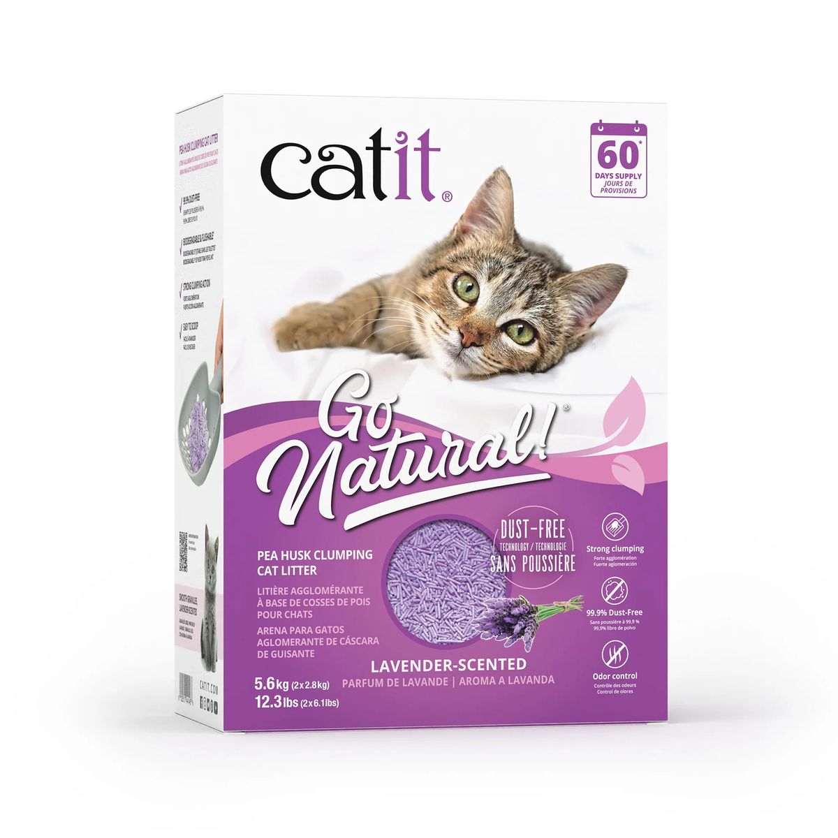 CATIT - Arena Biodegradable Catit Go Natural Aroma Lavanda 5.6kgs