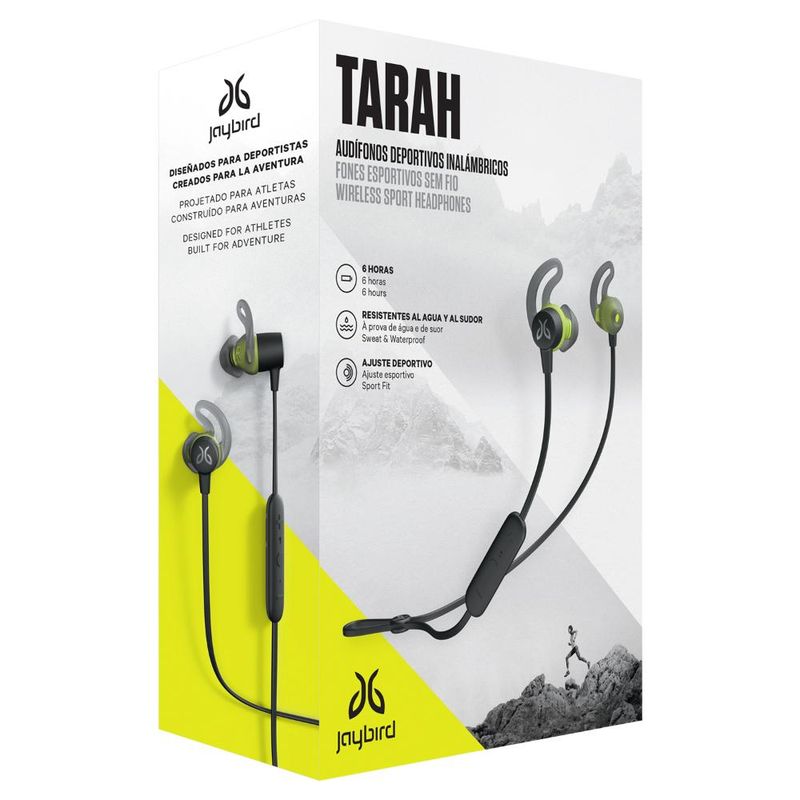 LOGITECH - AUDIFONOS JAYBIRD LOGITECH TARAH BLACK FLASH