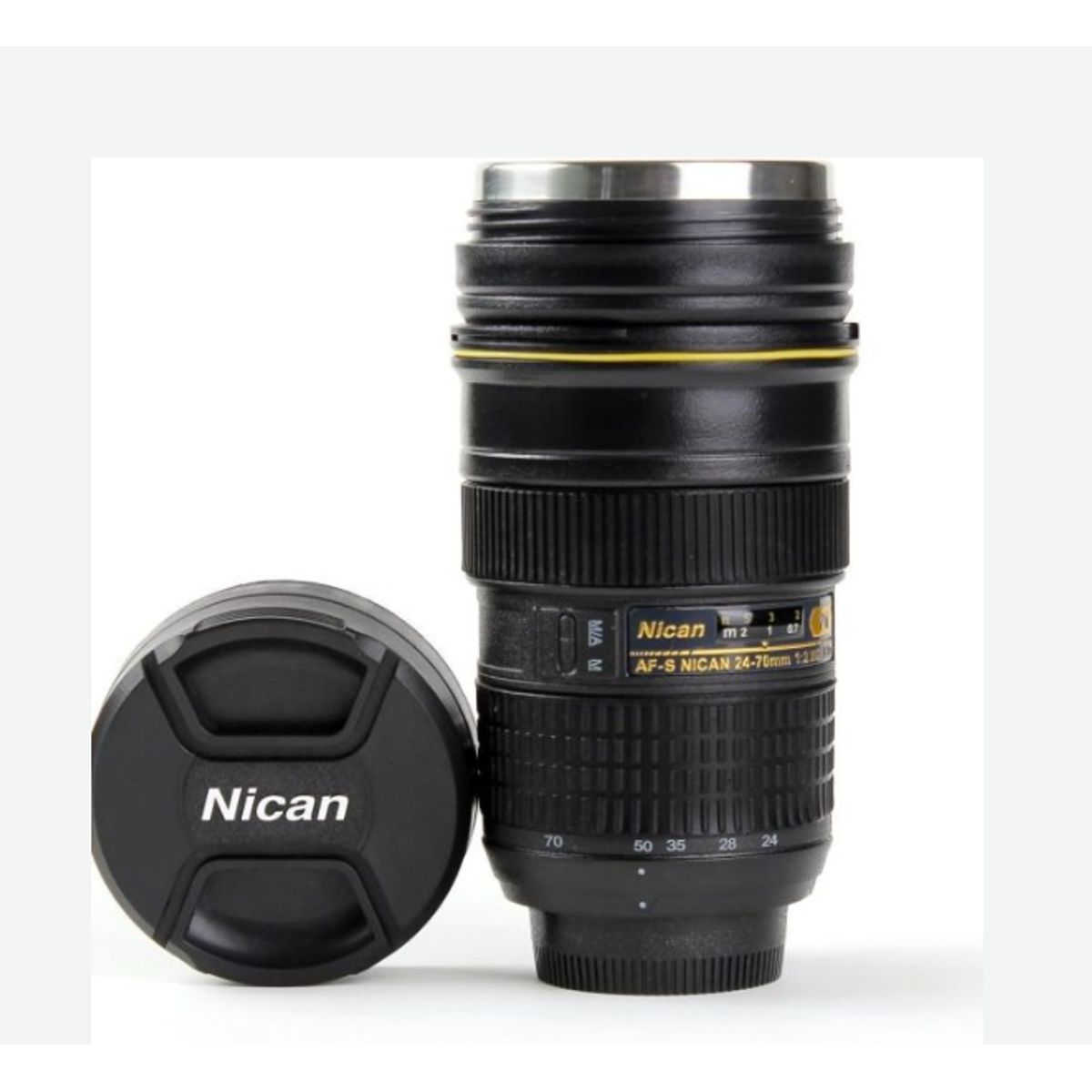 GENERICO - MUG TERMO LENTE 24-70 INTERIOR METALICO