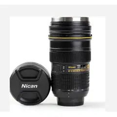 GENERICO - MUG TERMO LENTE 24-70 INTERIOR METALICO