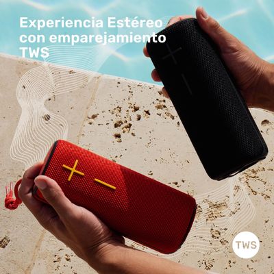 Imagen 2 del producto Parlante Portátil Inalámbrico Bluetooth Pulse On - Rojo Negro