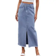 BLWOENS - Falda Mujer - Azul