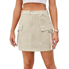 BLWOENS - Falda Mujer - Beige