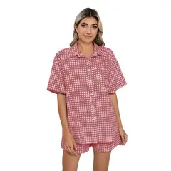 BLWOENS - Pijama Mujer - Rojo