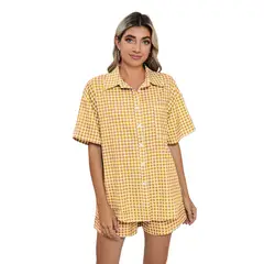BLWOENS - Pijama Mujer - Amarillo