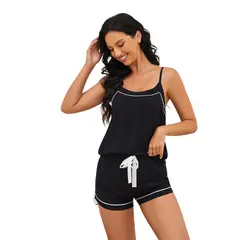 BLWOENS - Pijama Mujer - Negro