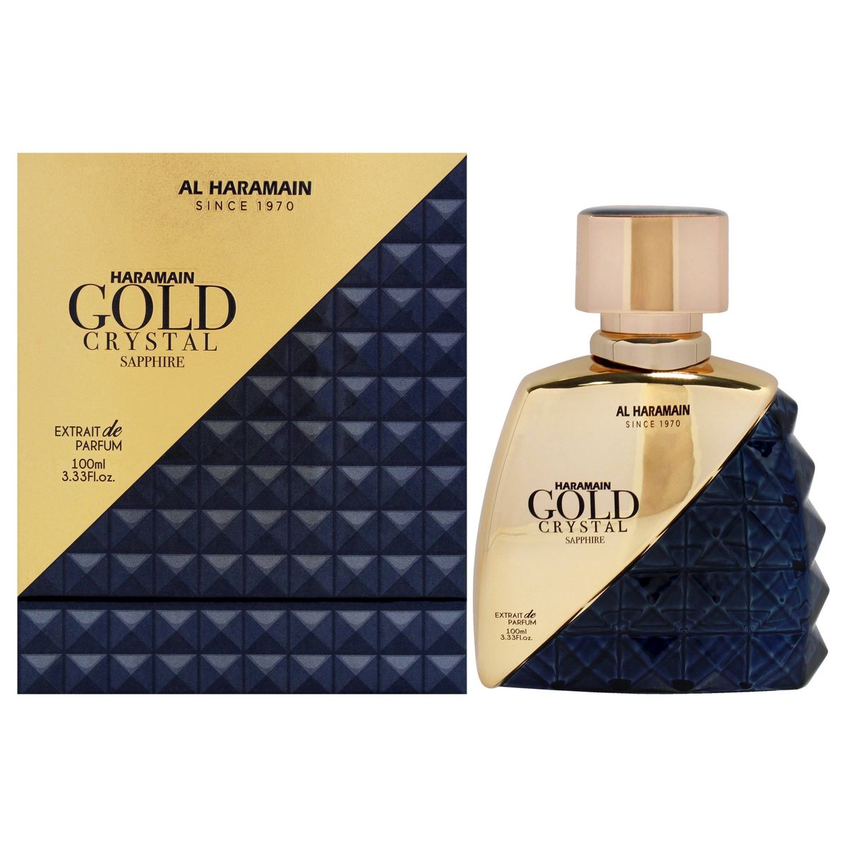 AL HARAMAIN - Perfume Hombre Gold Crystal Sapphire Edp 100 Ml Al Haramain
