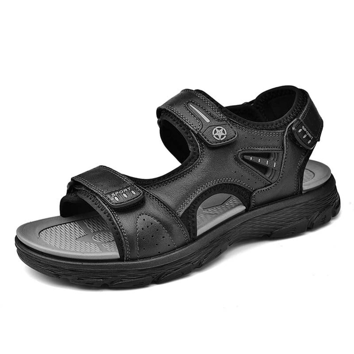 SHANDIAN - Sandalia de Trekking Para Hombre Negro