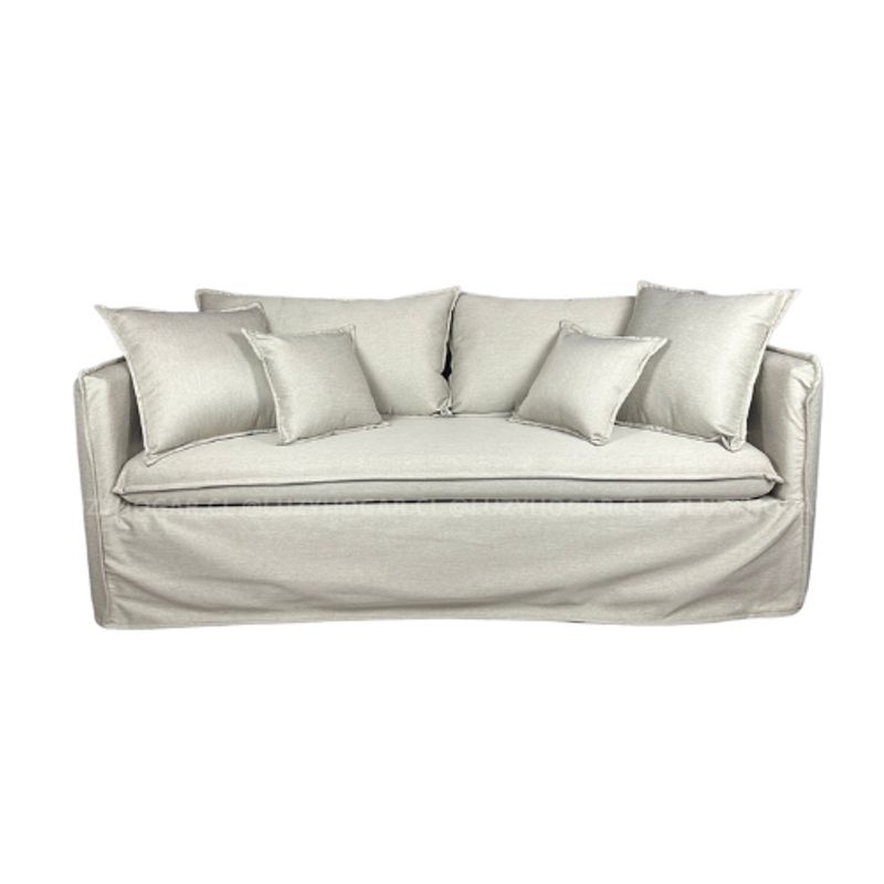 GENERICO - Sofá Venecia con funda 200 x85x78cm Beige