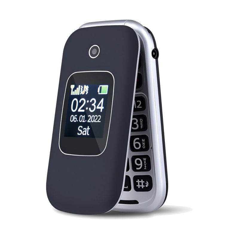 IRT - CELULAR IRT SENIOR 4G SOS PARA ADULTO MAYOR NEGRO