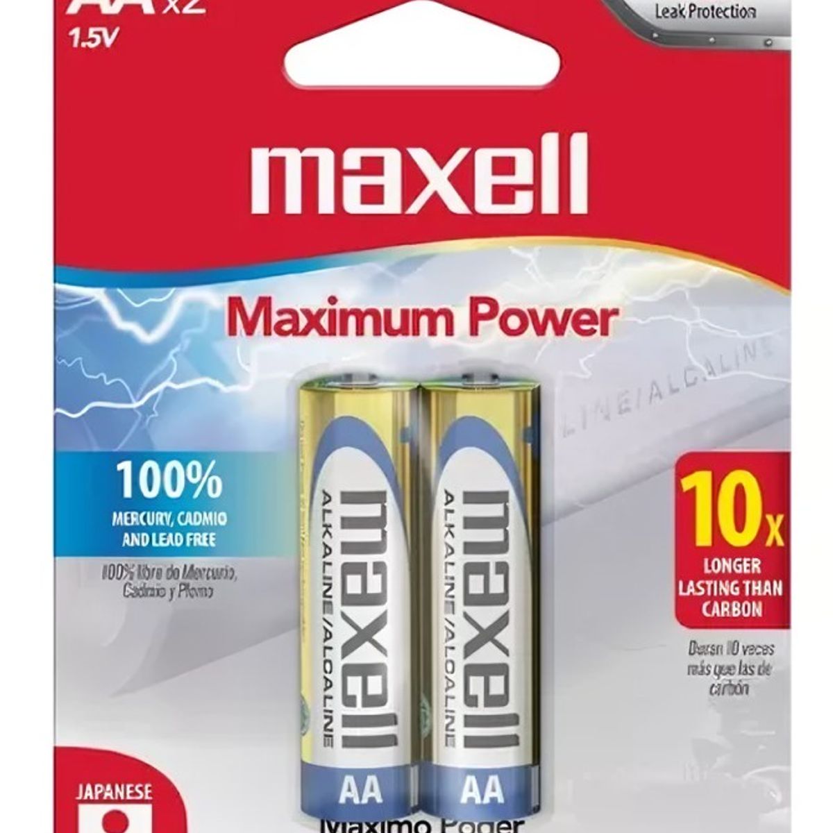 MAXELL - PILA ALCALINA MAXELL MAX ALCALINA AA X 2
