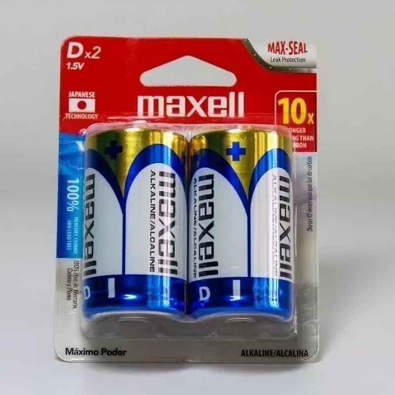 MAXELL - PILA ALCALINA MAXELL MAX ALCALINA  D PRO 2