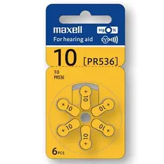 MAXELL - PILA AUDIOLOGICA MEXEL L - 10 X 6