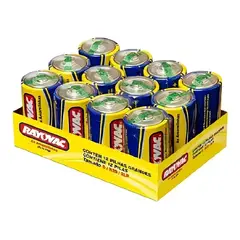RAYOVAC - PILA DE CARBON ROYOVAC D