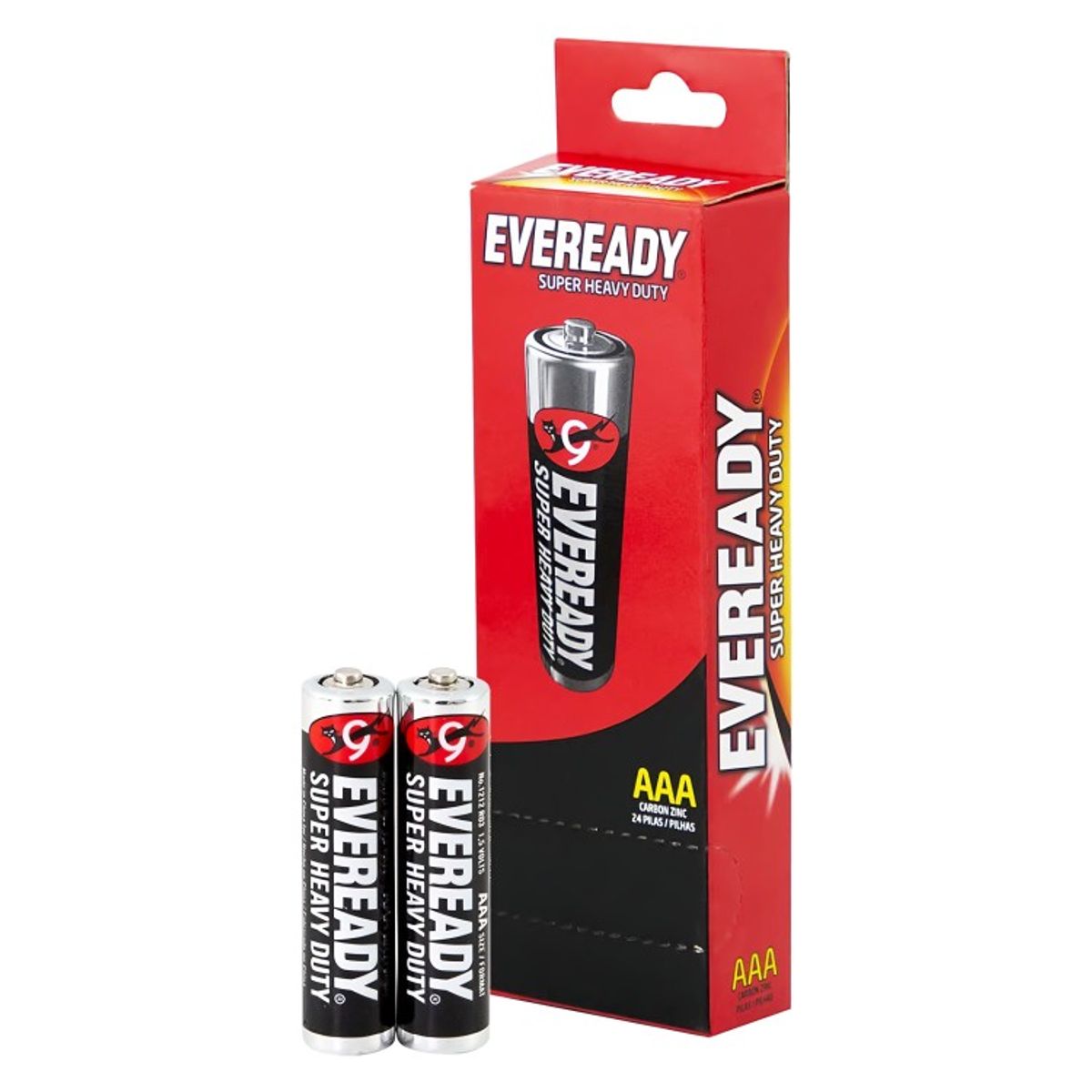 EVEREADY - PILA DE CARBON EVEREADY AAA X 24