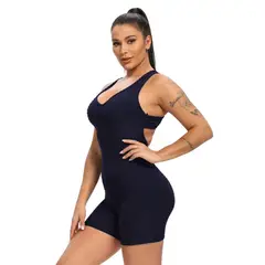 MPROPIA - Enterito Sexy Deportivo Corto Mujer, Gym, Fitness Levanta Cola 636