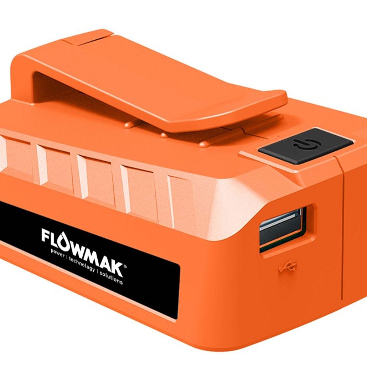 FLOWMAK - Adaptador de Batería 18v con puerto USB Marca Flowmak