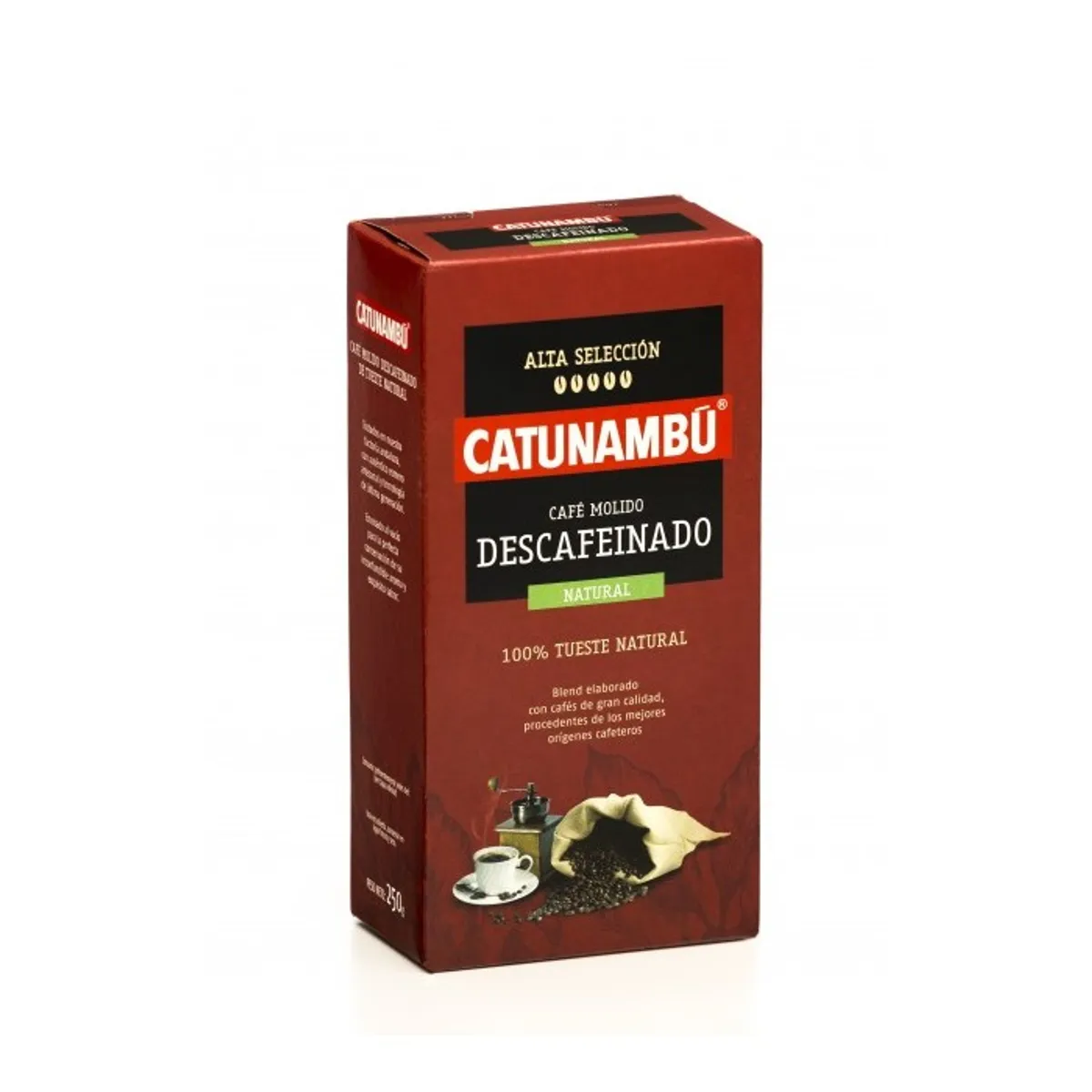 GENERICO - Café Molido Descafeinado Natural Catunambú 250grs