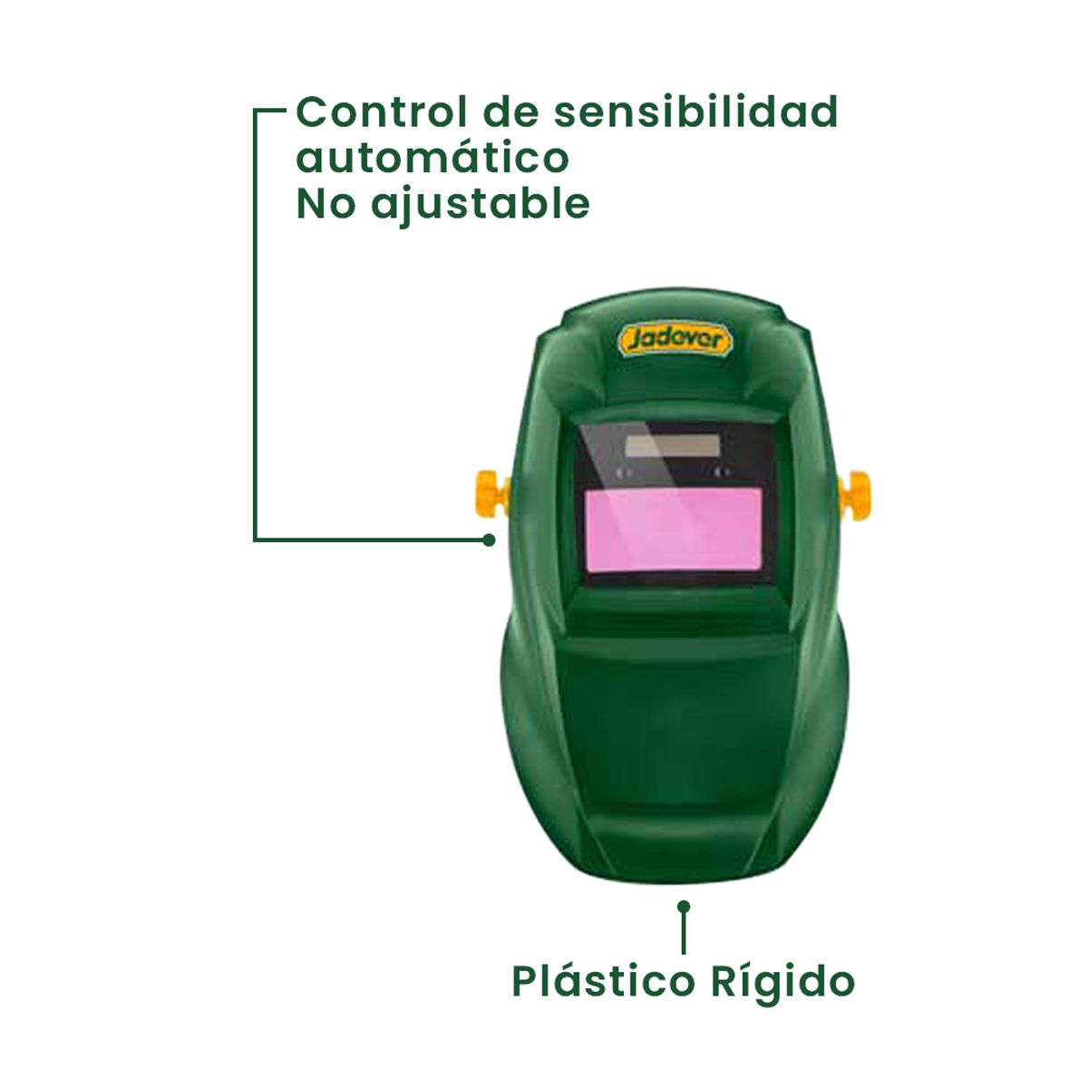 JADEVER - Mascara Soldar Fotosensible Automática 90x35mm JADEVER