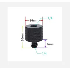 GENERICO - ADAPTADOR ROSCA 14 MACHO 14 HEMBRA A3 METÁLICO