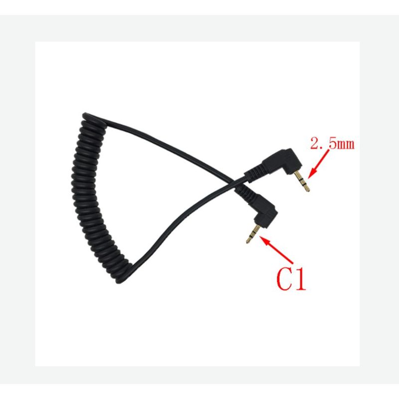 GENERICO - CABLE C1 DISPARADOR REMOTO CONECTOR DE 25MM PARA CANON