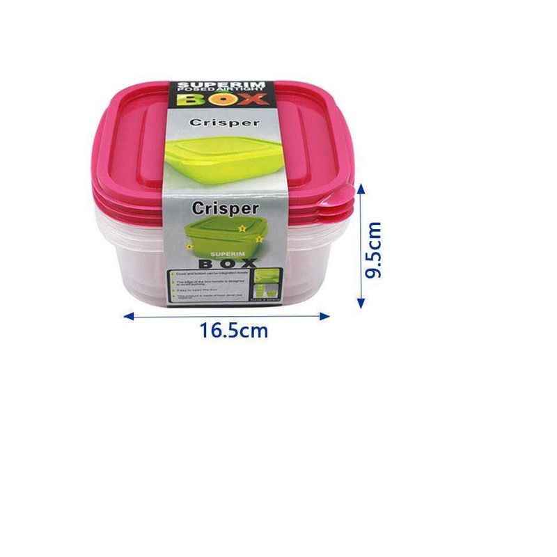 GENERICO - Set 3 Envases Plastico