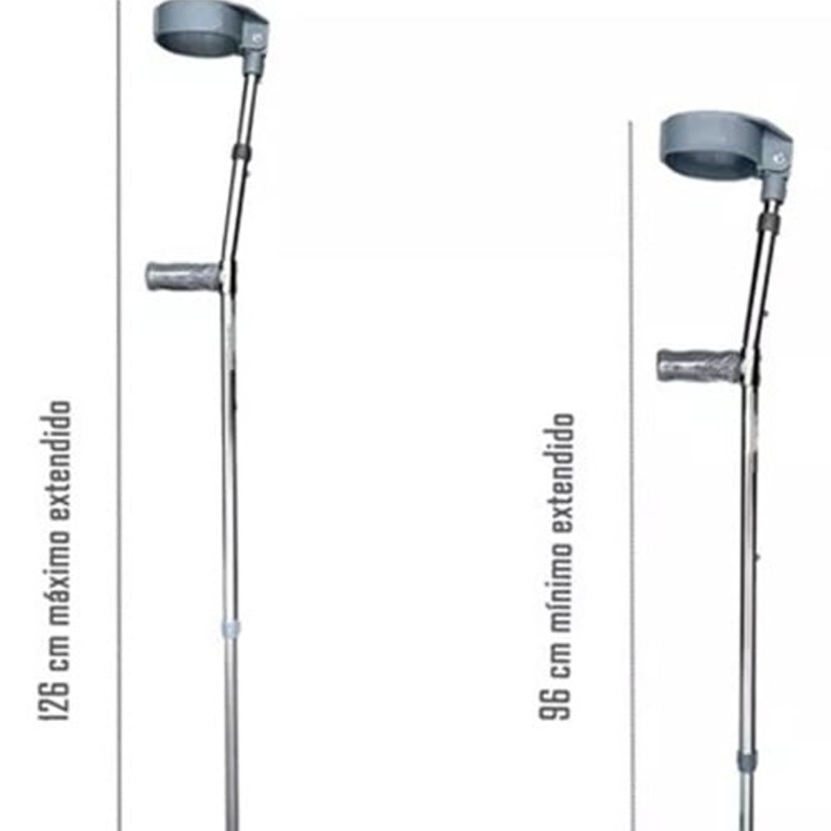 ONEDER - Bastón Ortopedico Muleta Canadiense Codera Movil Unidad KJT918B