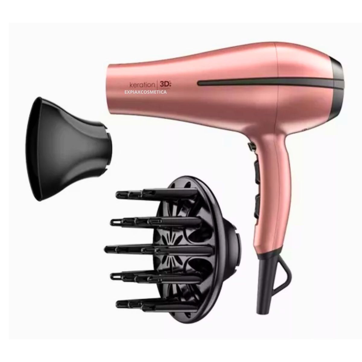 GAMA - Secador De Pelo Gama Bora 3D Therapy Ion Keration 2200W Antifrizz