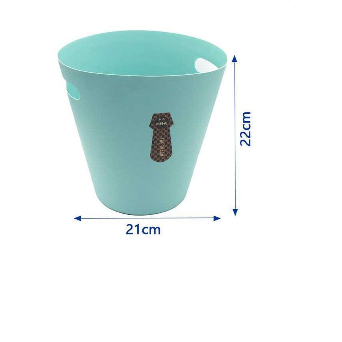 GENERICO - Papelero Plástico 21 x 22 cm