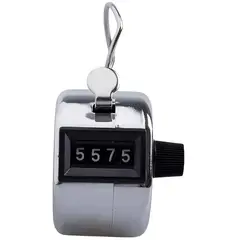 OEM - Contador Manual Metálico 4 Dígitos para Conteo Fácil