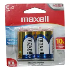 MAXELL - PILA ALCALINA MAX ALCALINA C PRO 2