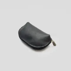 TRAUKO - Monedero Unisex Cuero Café