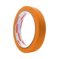 USATAPE - Cinta Masking Tape 18mm x 20mts Color Naranjo