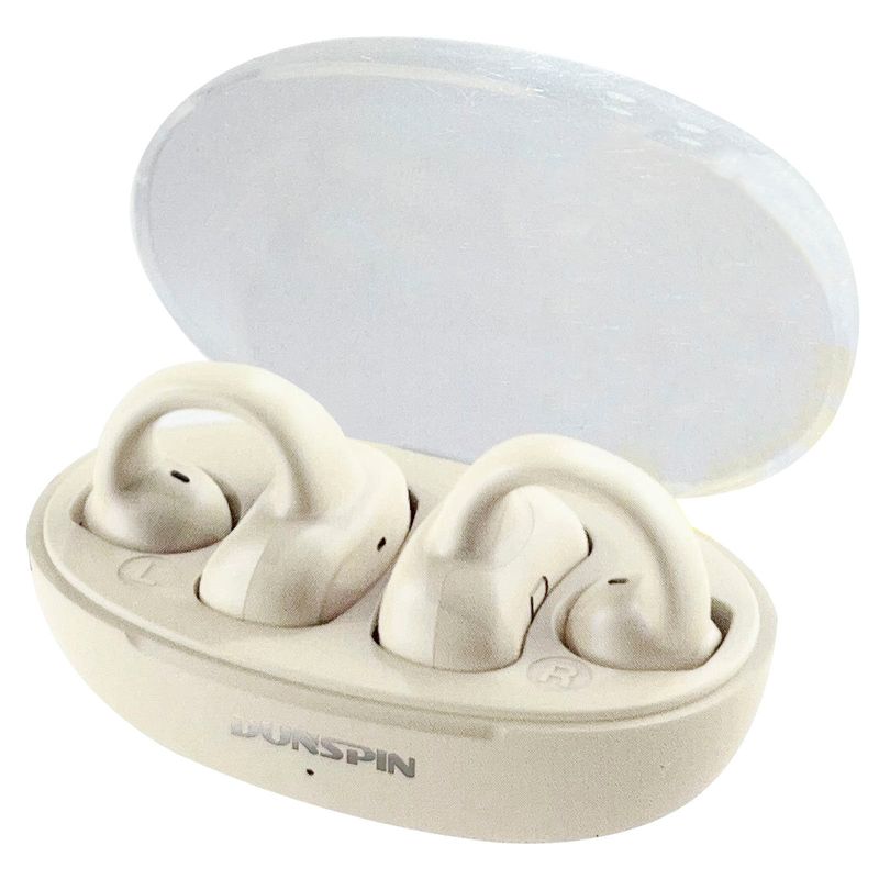 JOICO - Audifonos Inalámbrico Bluetooth Deportivo Clip Oreja Blanco