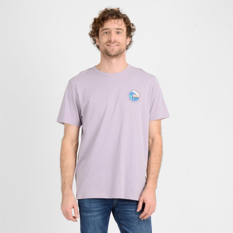 O'NEILL - POLERA MANGA CORTA FIXATION  MORADO