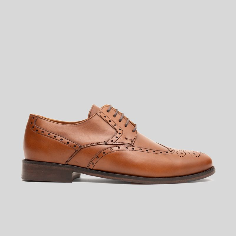 TRAUKO - Zapato Hombre Cuero Camel Trauko Montecarlo