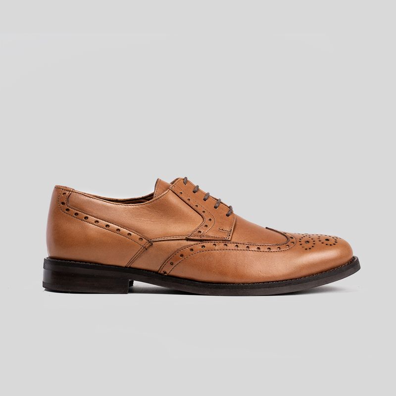 TRAUKO - Zapato Hombre Cuero Camel Trauko Montecarlo