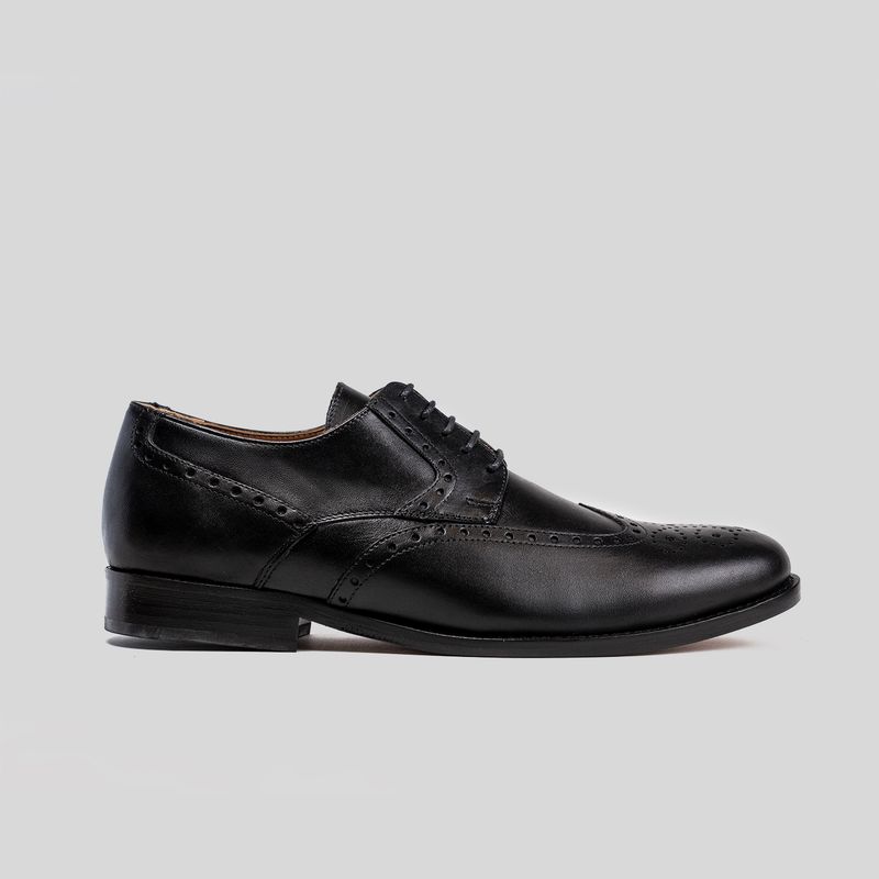TRAUKO - Zapato Hombre Cuero Negro Trauko Montecarlo